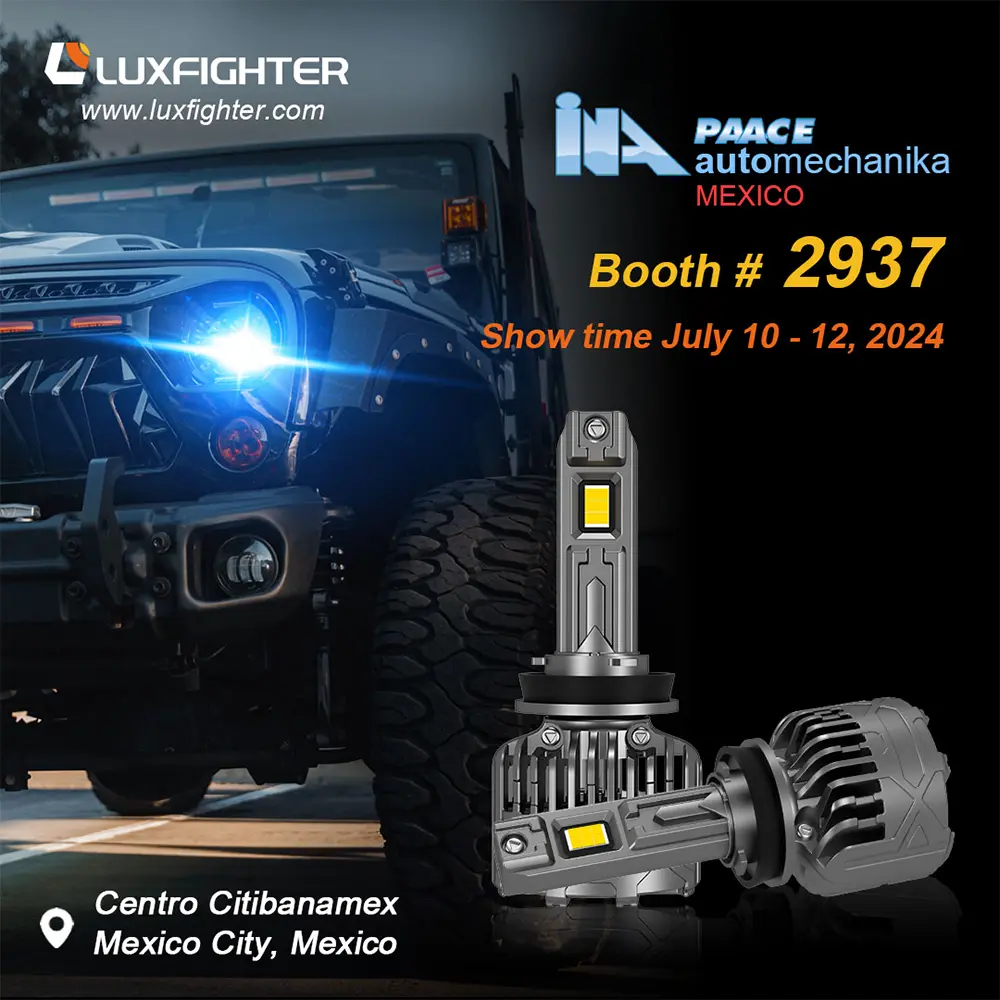 Luxfighter Car LED Headlight 2024 Mexico Ina Paace